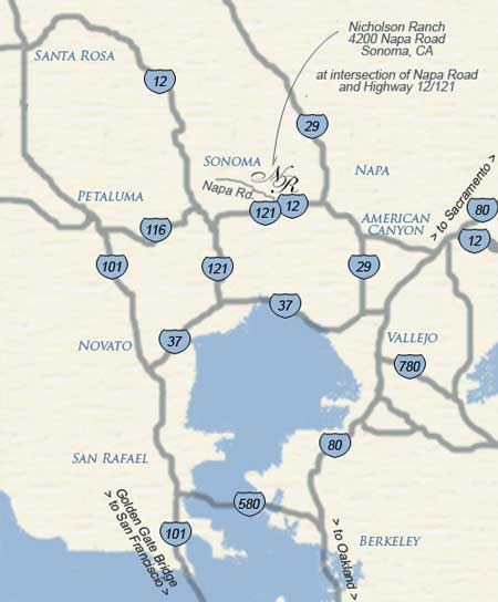 Map to Nicholson Ranch